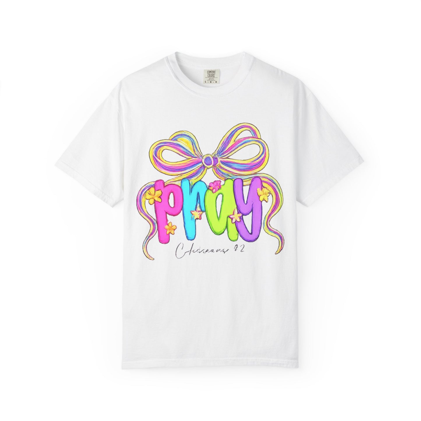 Pray Scripture Quote Christian T-shirt | Faith Graphic Tee