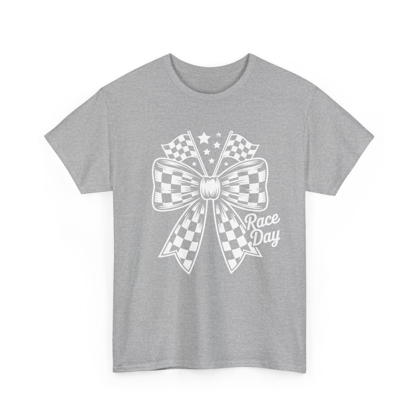 Race Day Bow T-Shirt | Racing Bow Graphic Tee