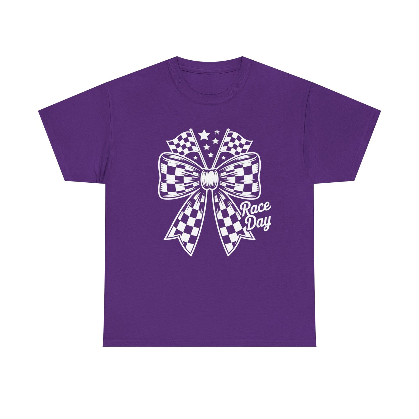 Race Day Bow T-Shirt | Racing Bow Graphic Tee