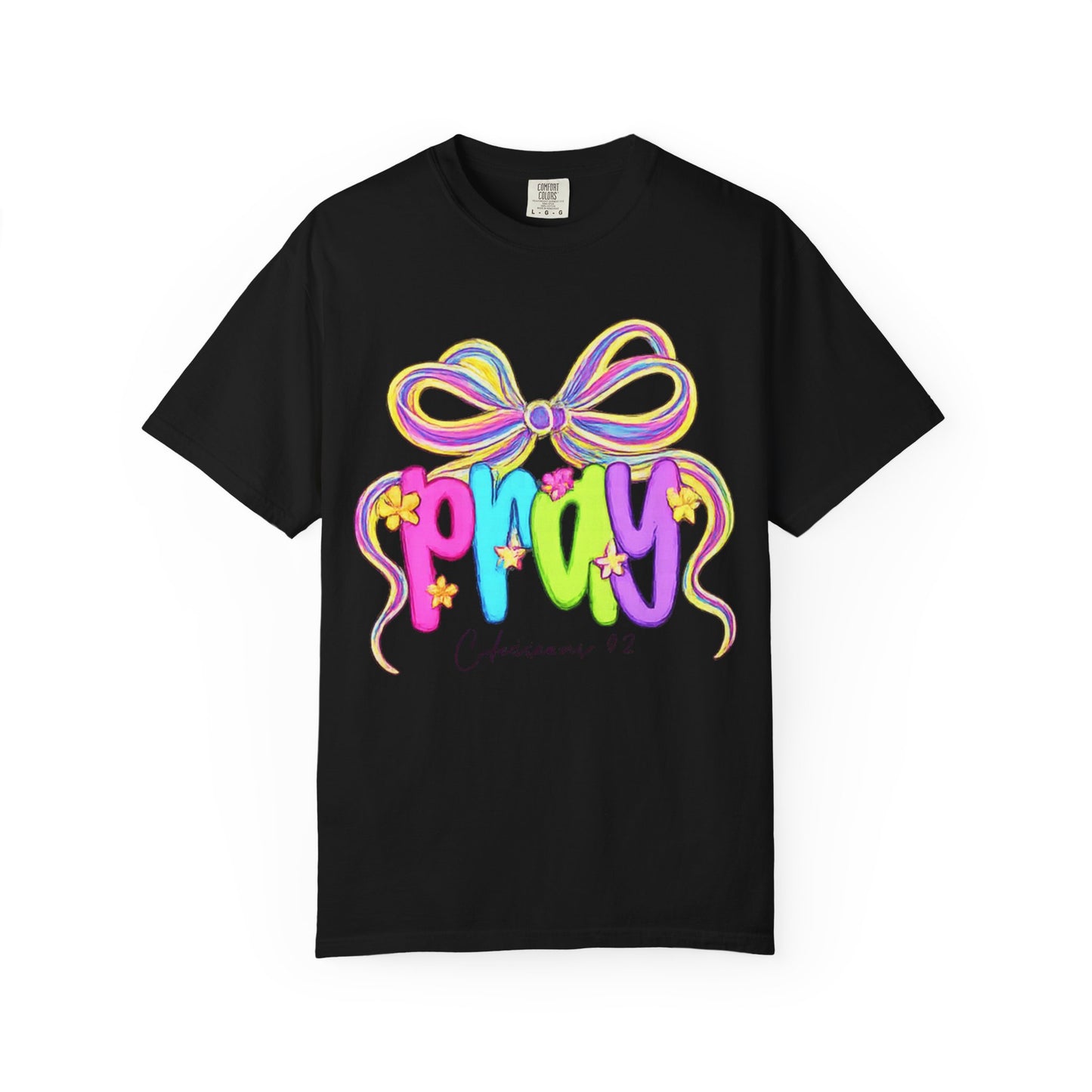 Pray Scripture Quote Christian T-shirt | Faith Graphic Tee