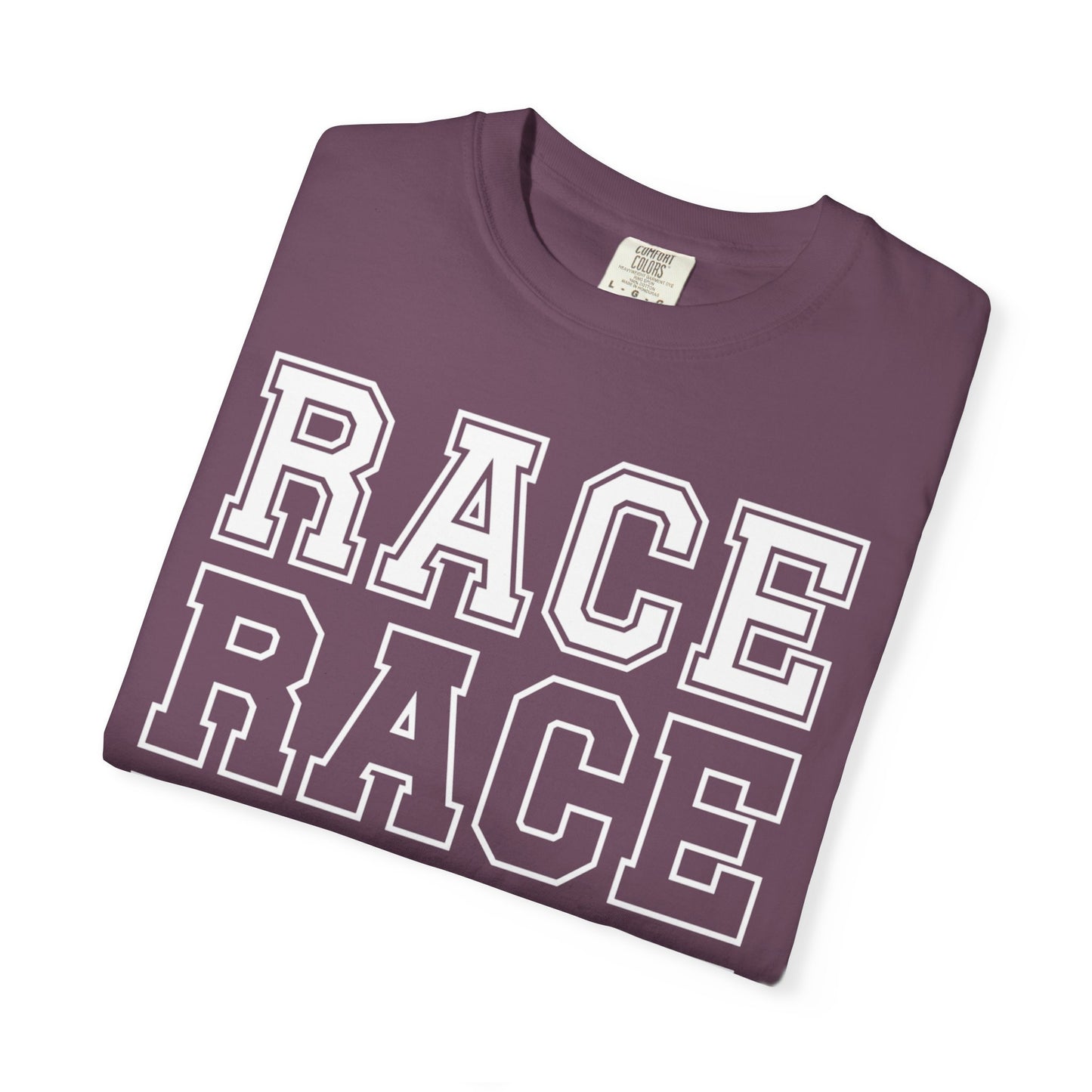 Race Day T-shirt | Racing Graphic, Checkered Lettering