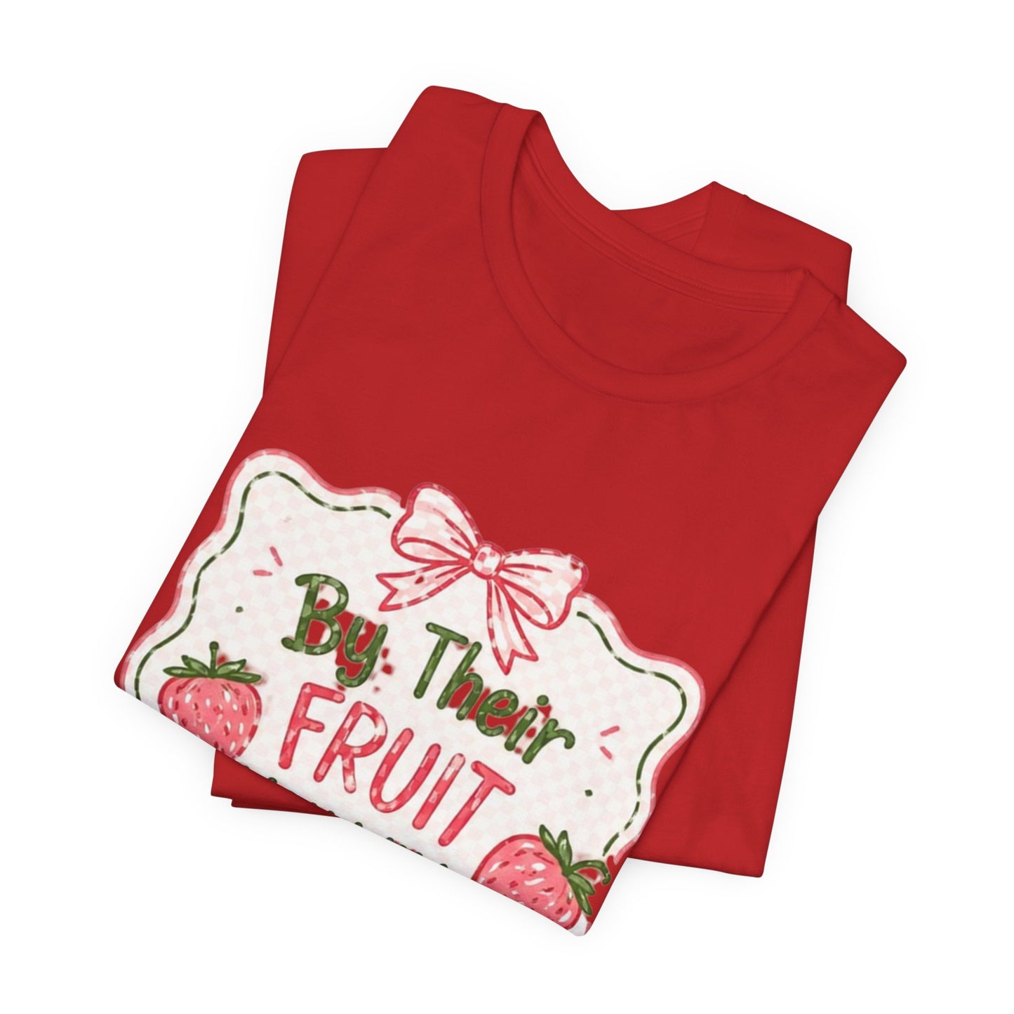 Matthew 7:16 Christian Graphic Tee | Bible Verse Faith Shirt