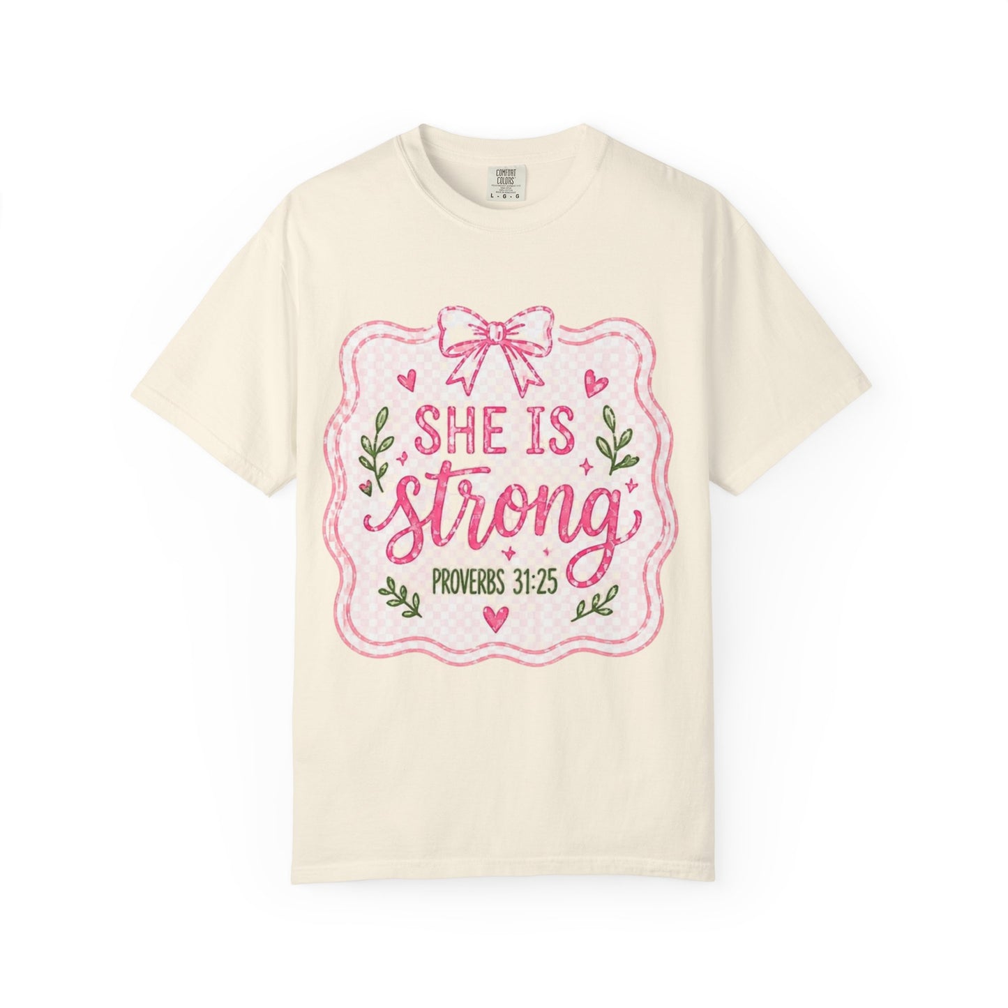 She Is Well With My Soul T-shirt | Christian Scripture Faith Tee