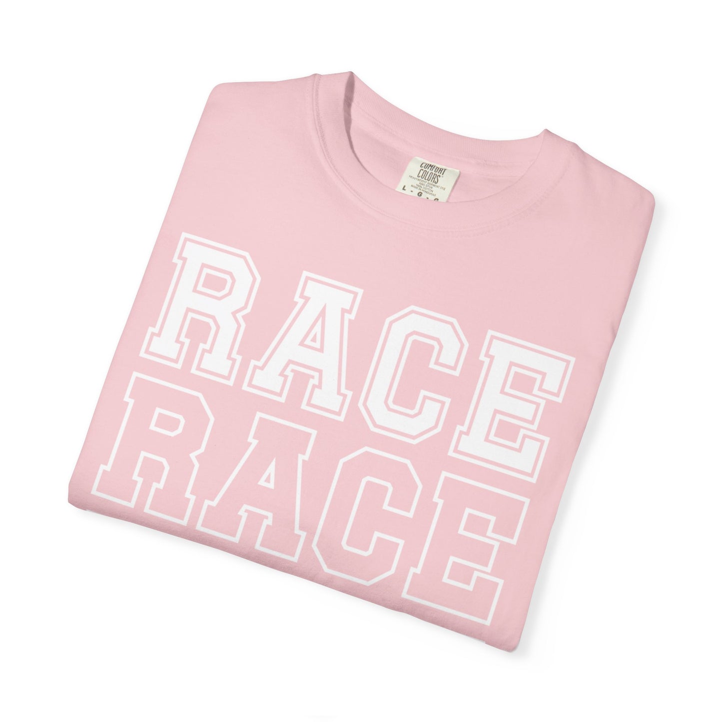 Race Day T-shirt | Racing Graphic, Checkered Lettering