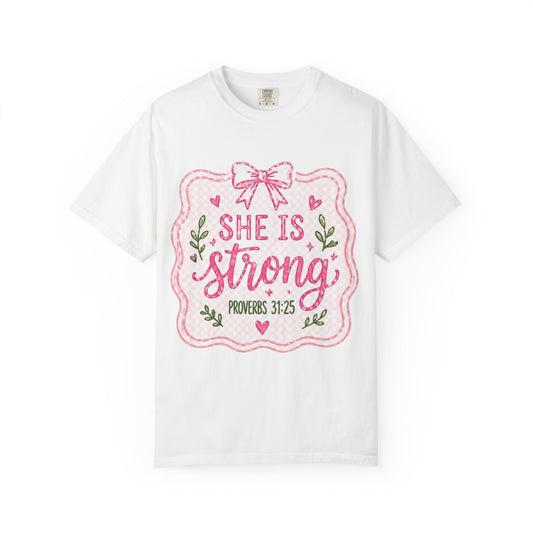 She Is Well With My Soul T-shirt | Christian Scripture Faith Tee