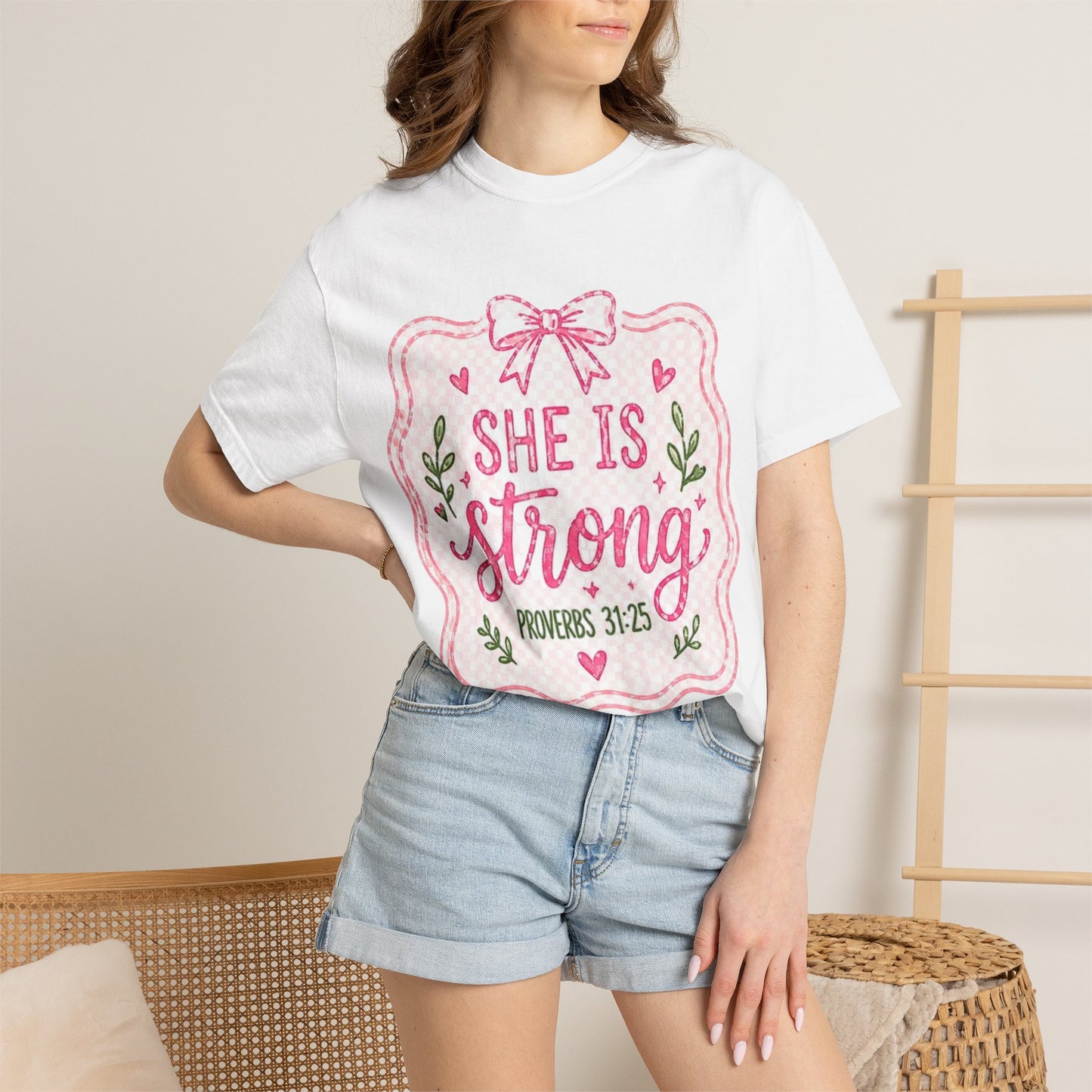 She Is Well With My Soul T-shirt | Christian Scripture Faith Tee