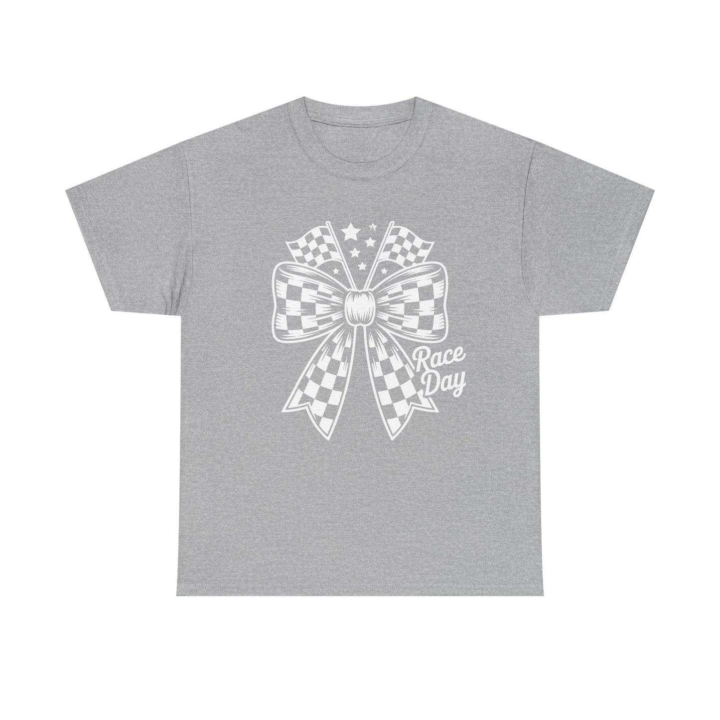 Race Day Bow T-Shirt | Racing Bow Graphic Tee