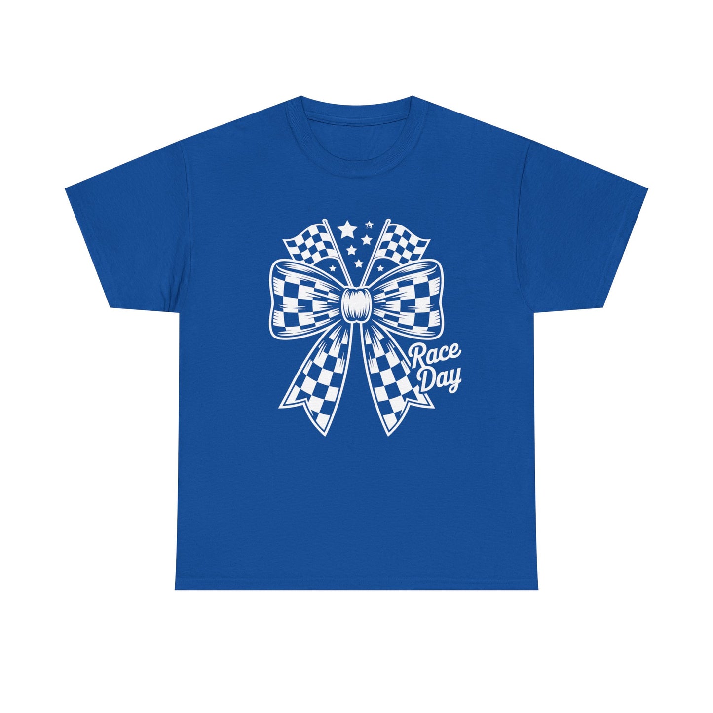 Race Day Bow T-Shirt | Racing Bow Graphic Tee