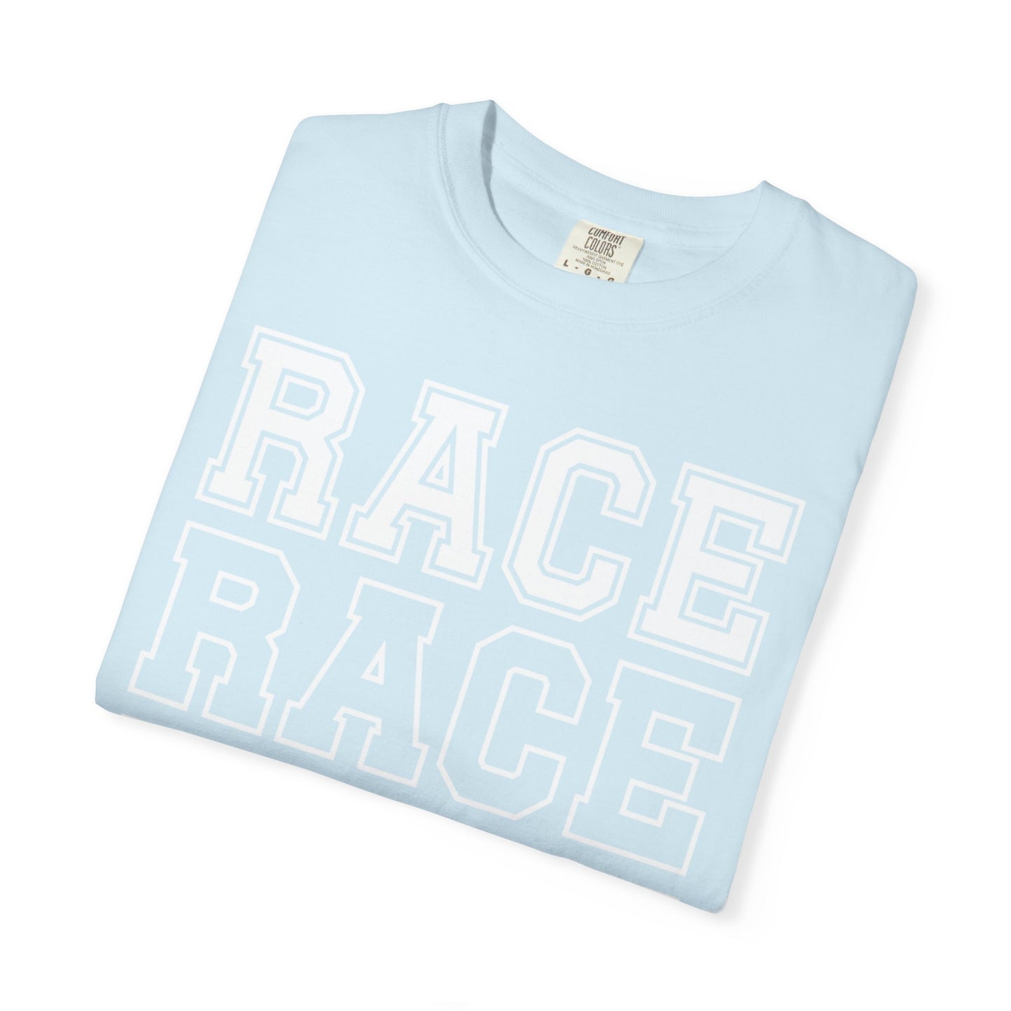 Race Day T-shirt | Racing Graphic, Checkered Lettering