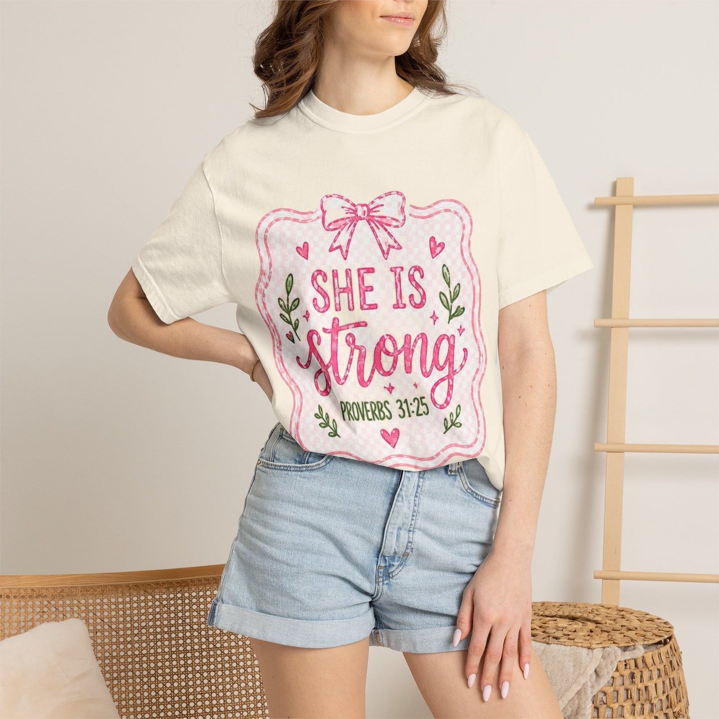 She Is Well With My Soul T-shirt | Christian Scripture Faith Tee