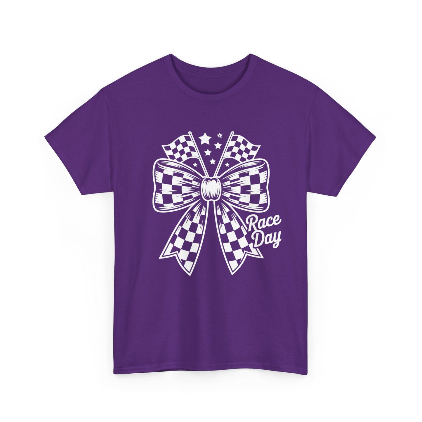 Race Day Bow T-Shirt | Racing Bow Graphic Tee
